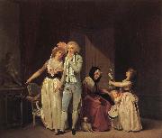 Louis-Leopold Boilly Ce qui allume l'amour l'eteint ou le philosophe oil painting reproduction